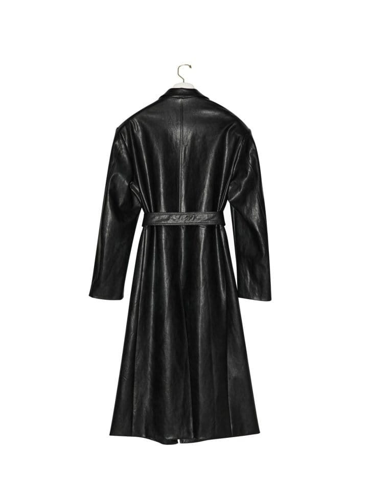 Paper Moon - Korean Women Fashion - #momslook -  Oversized Vegan L Robe Maxi Coat  - 9