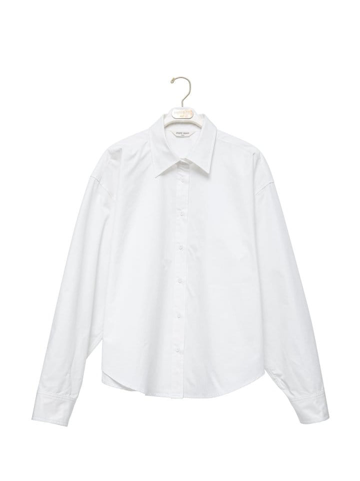 Paper Moon - Korean Women Fashion - #restrostyle - Swing Collar C Button Down Shirt  - 3