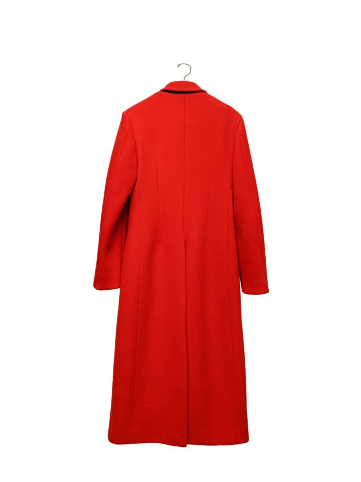 Paper Moon - Korean Women Fashion - #womensfashion - virgin 100 % wool peak lapel tailored maxi coat - 5