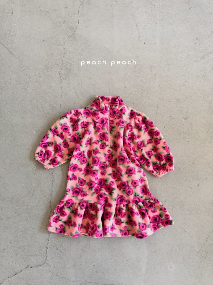 Peachpeach - Korean Children Fashion - #fashionkids - Rose One-Piece