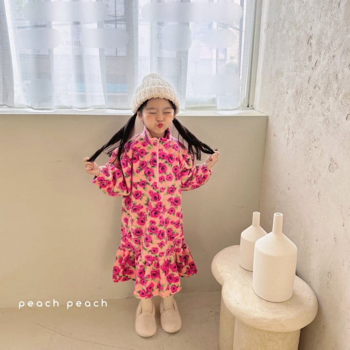 Peachpeach - Korean Children Fashion - #magicofchildhood - Rose One-Piece - 7