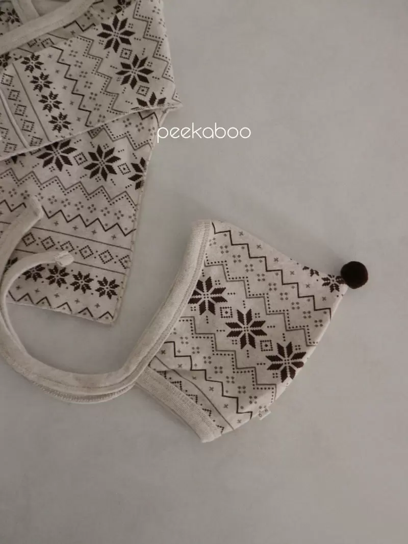 Peekaboo - Korean Baby Fashion - #babyboutique - Mas Bonnet Set - 6