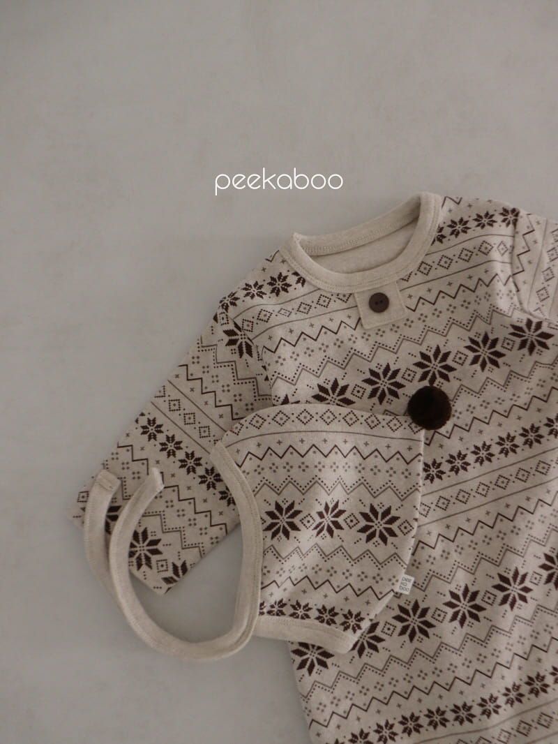 Peekaboo - Korean Baby Fashion - #babyboutique - Thick Mas Body Suit - 5