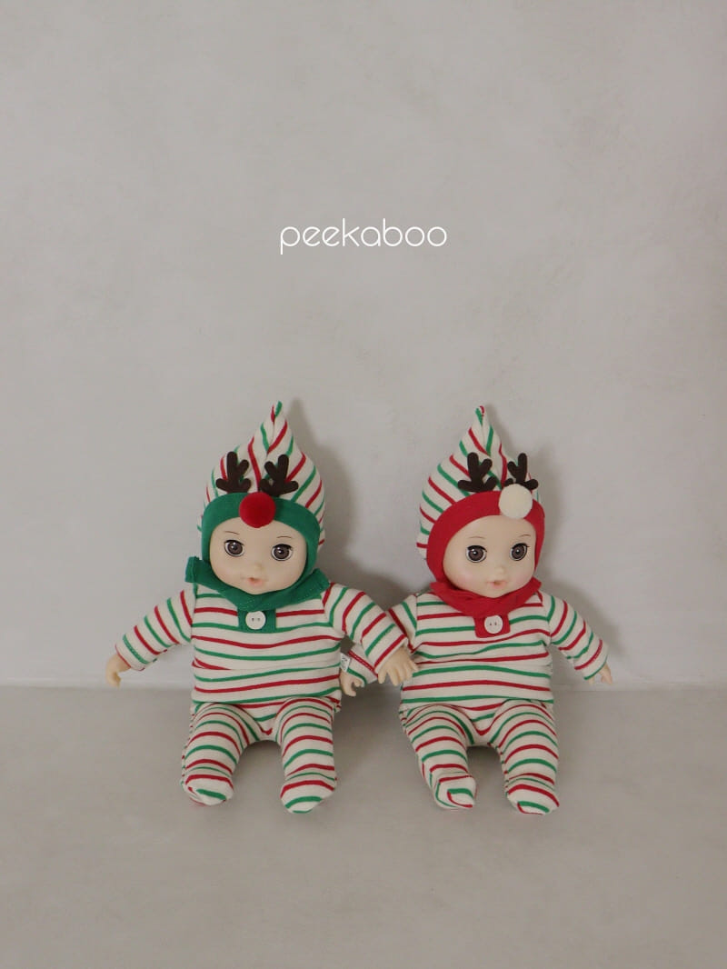 Peekaboo - Korean Baby Fashion - #babyboutiqueclothing - Christmas Dolls Clothing - 3