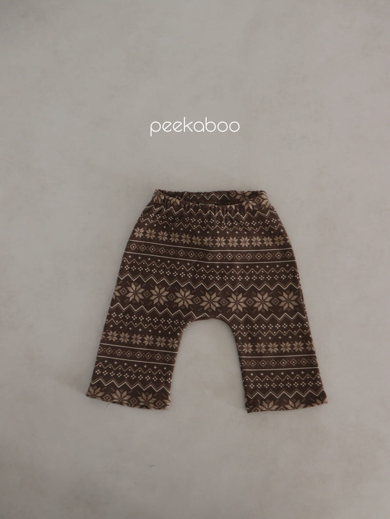 Peekaboo - Korean Baby Fashion - #babyfashion - Thick Baby Easy Wear Top Bottom Set - 7