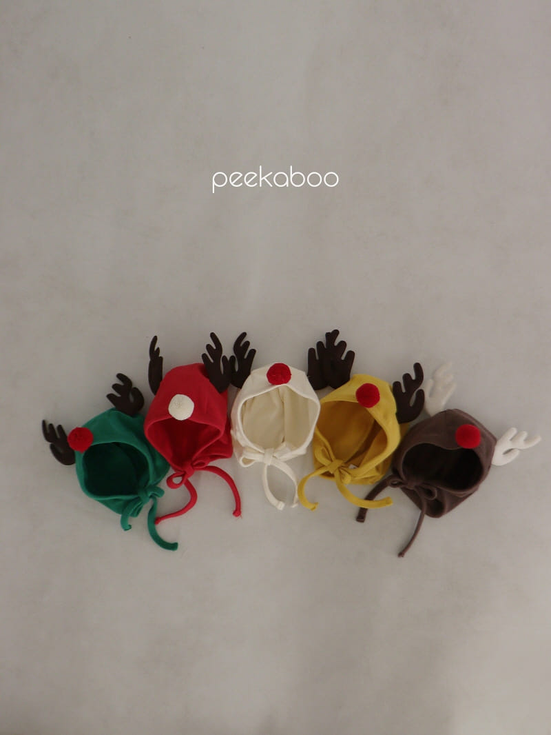 Peekaboo - Korean Baby Fashion - #babyfashion - Winter Rudolph Bonnet