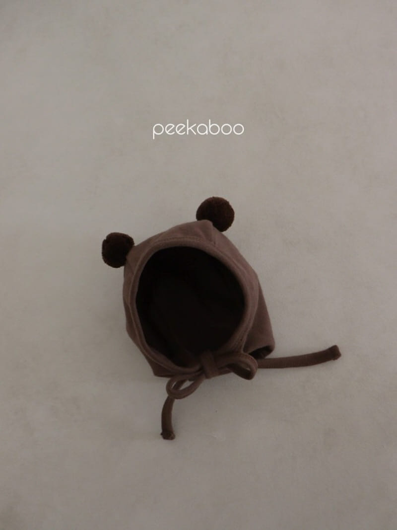 Peekaboo - Korean Baby Fashion - #babyfever - Winter Bear Bonnet - 4