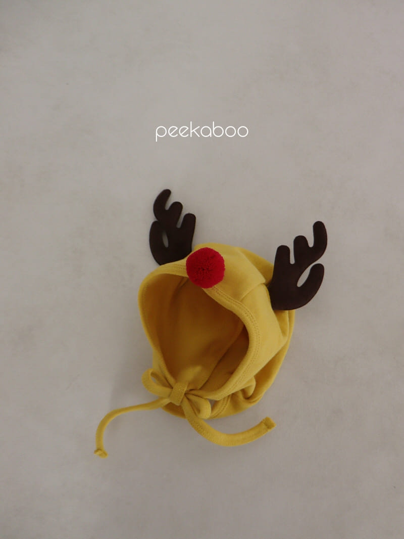Peekaboo - Korean Baby Fashion - #babygirlfashion - Winter Rudolph Bonnet - 4