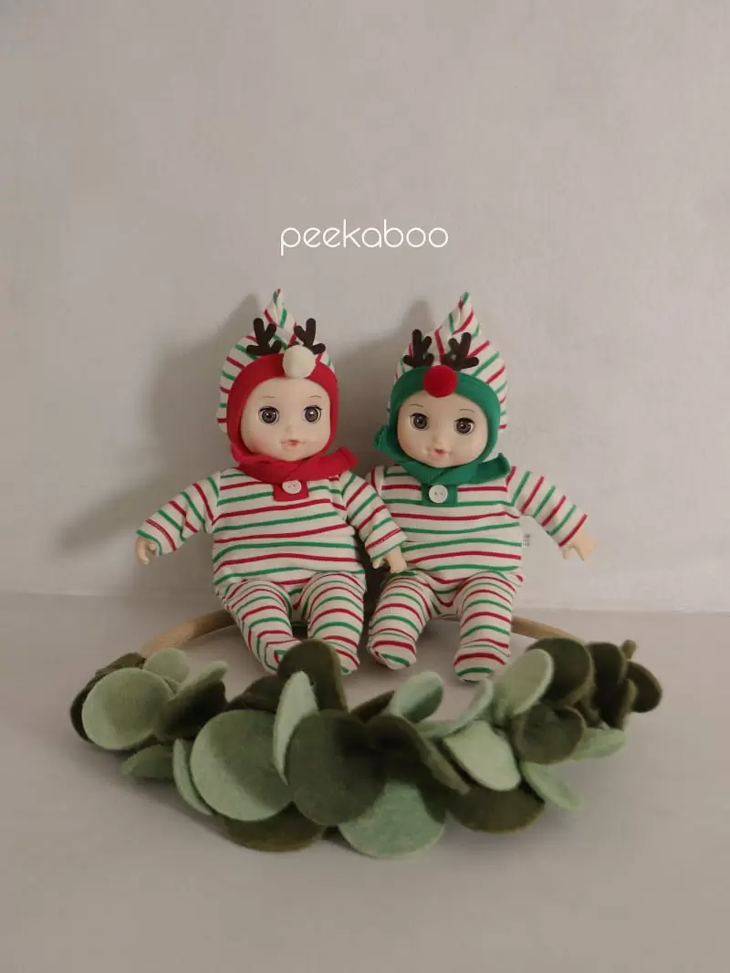 Peekaboo - Korean Baby Fashion - #babyoninstagram - Christmas Dolls Clothing - 9