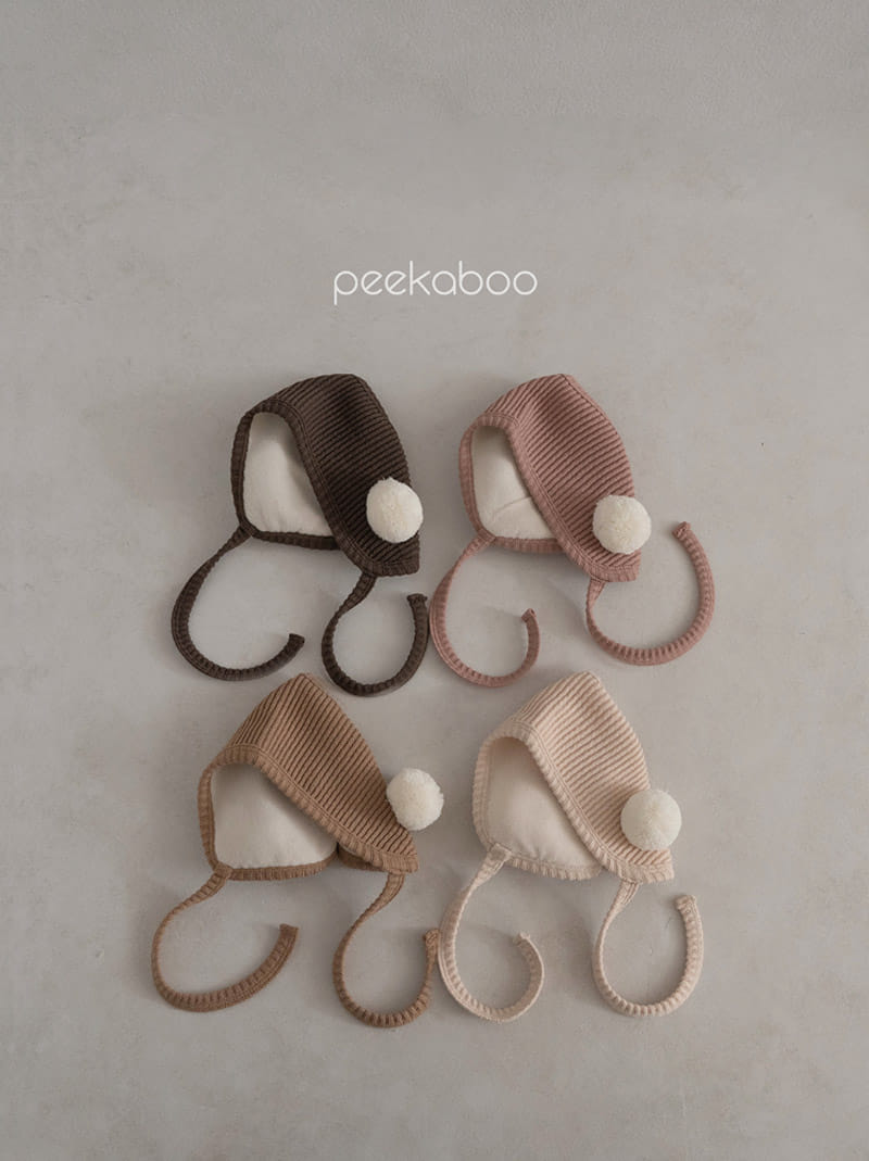 Peekaboo - Korean Baby Fashion - #babyootd - Pum Pum Bonnet