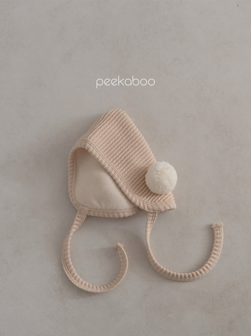 Peekaboo - Korean Baby Fashion - #babyoutfit - Pum Pum Bonnet - 2