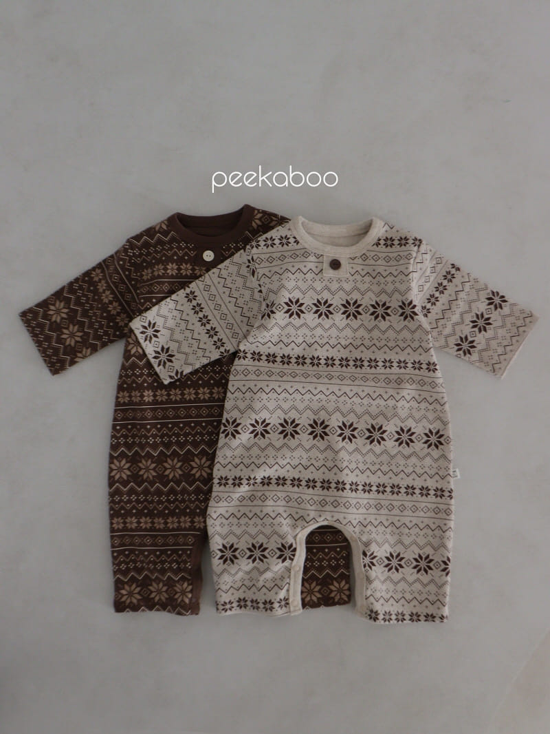 Peekaboo - Korean Baby Fashion - #babywear - Thick Mas Body Suit