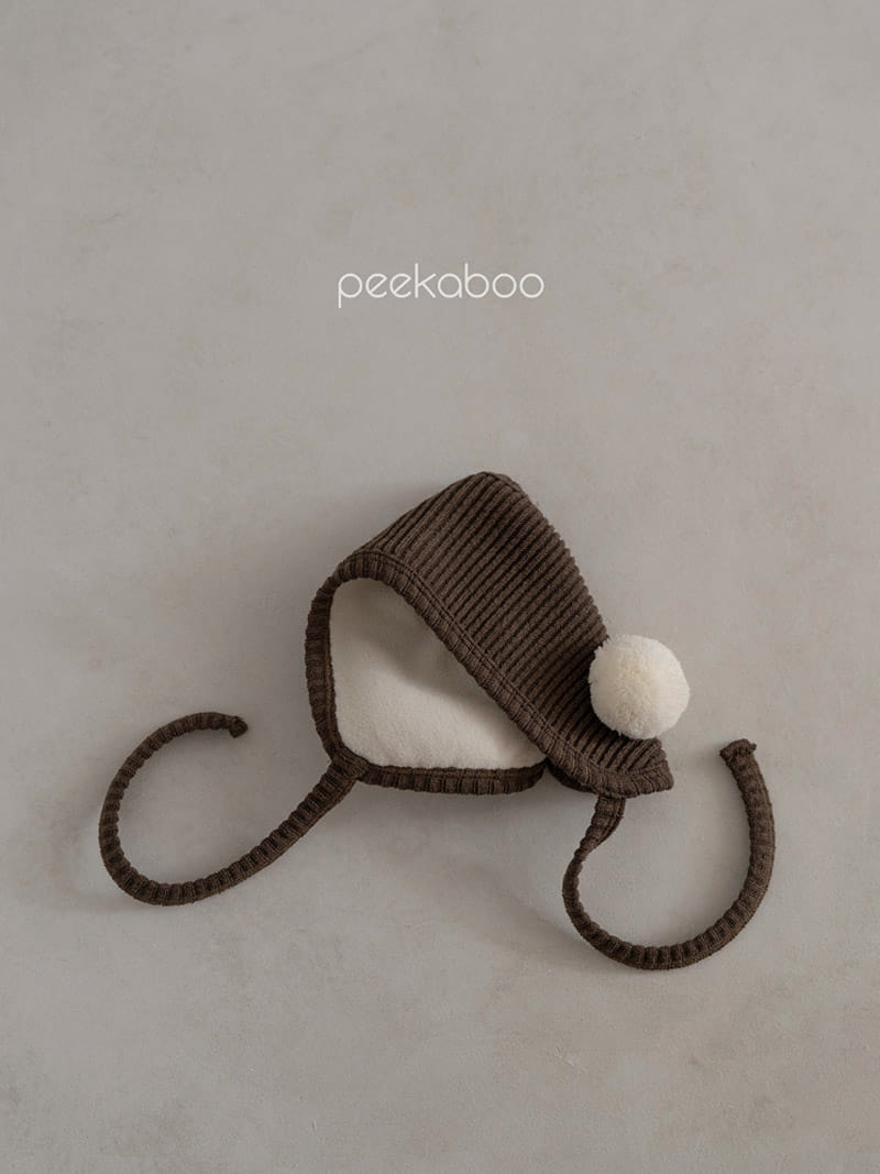 Peekaboo - Korean Baby Fashion - #onlinebabyboutique - Pum Pum Bonnet - 5