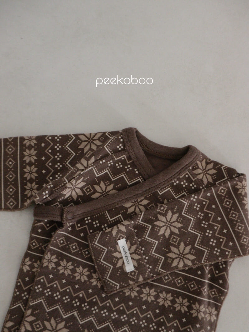 Peekaboo - Korean Baby Fashion - #onlinebabyboutique - Mas Bonnet Set - 4