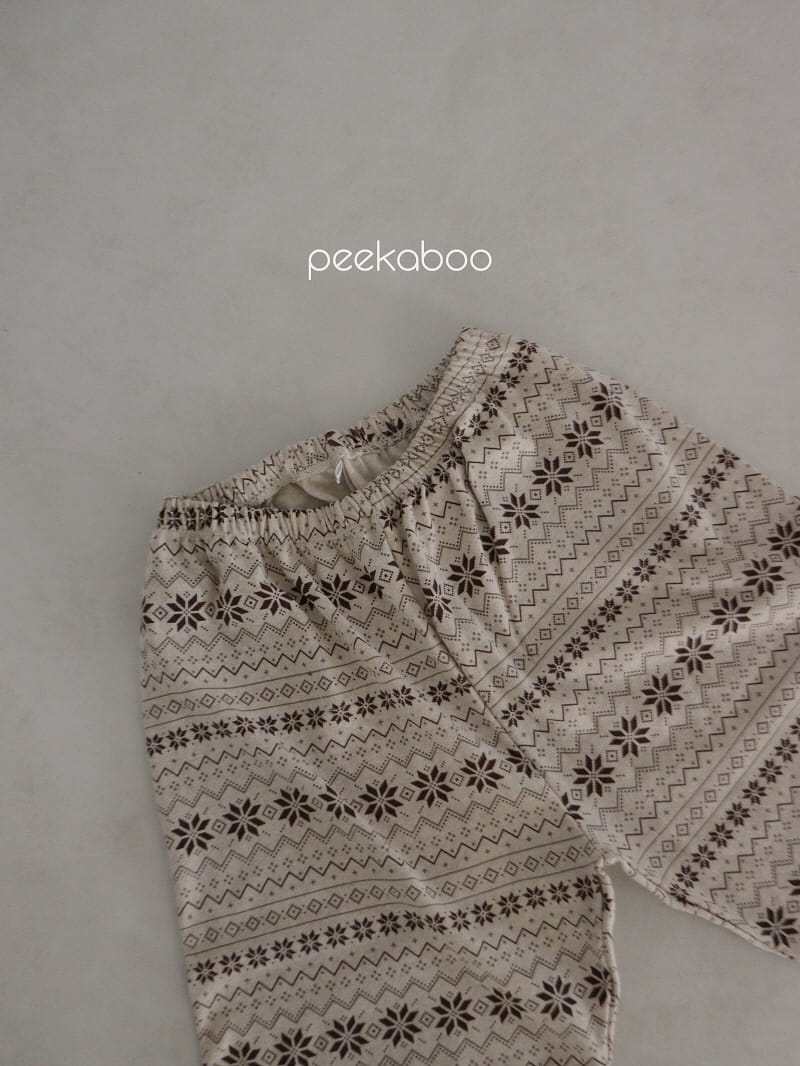Peekaboo - Korean Children Fashion - #littlefashionista - Mom Thick Mas Top Bottom Set - 3