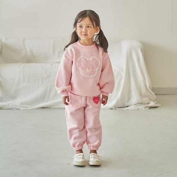 Pepper Mint - Korean Children Fashion - #childofig - Love Heart Pants
