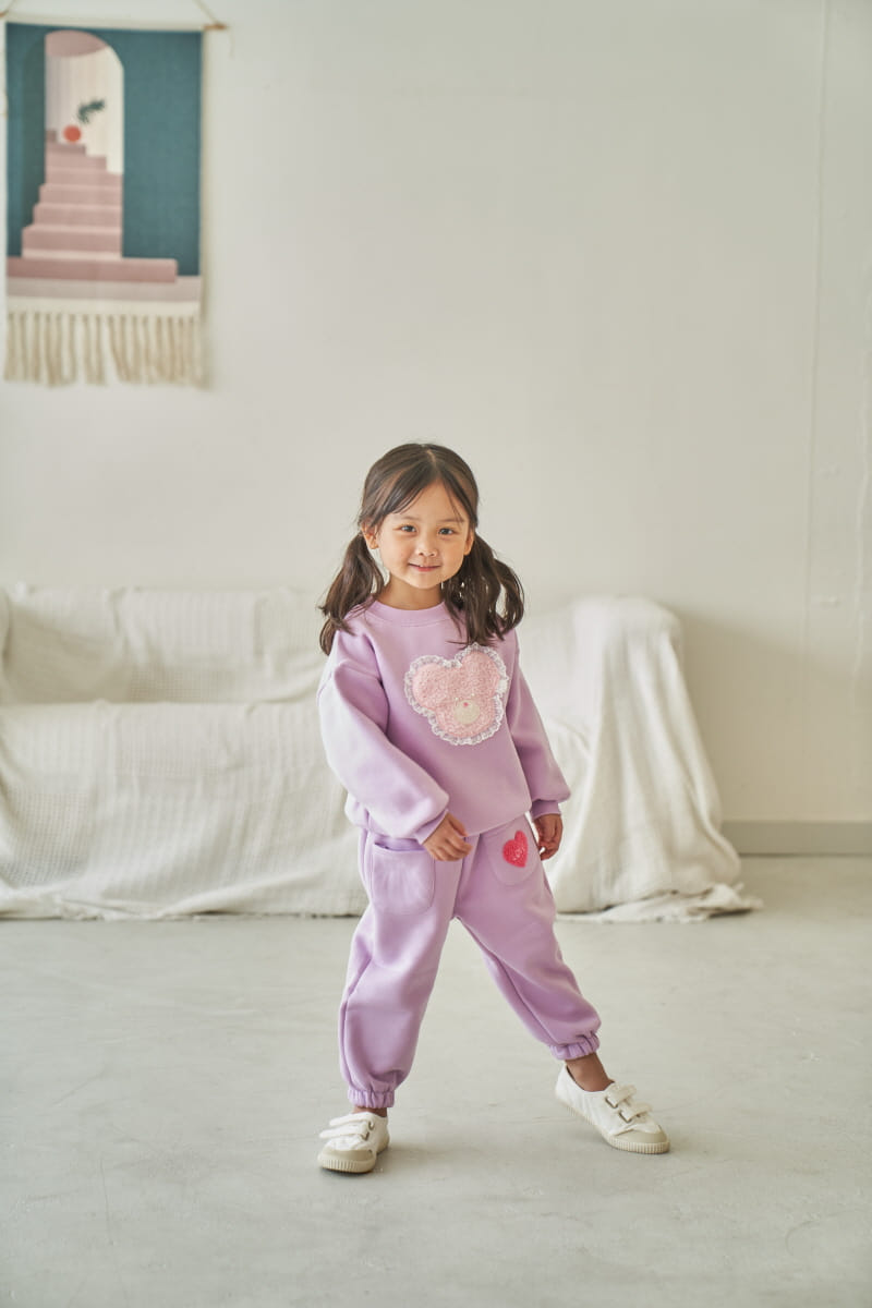 Pepper Mint - Korean Children Fashion - #childrensboutique - Fluffy Bear Sweatshirt - 5