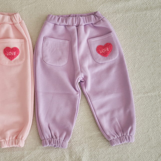 Pepper Mint - Korean Children Fashion - #childrensboutique - Love Heart Pants - 2