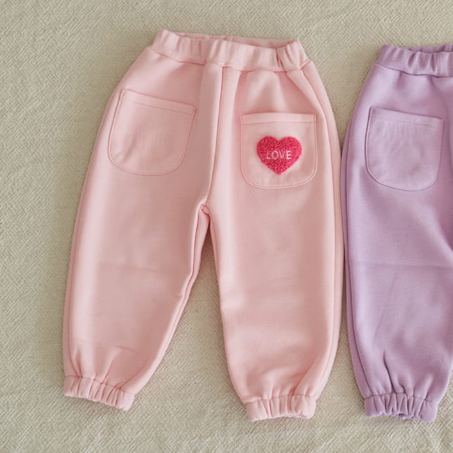Pepper Mint - Korean Children Fashion - #designkidswear - Love Heart Pants - 3