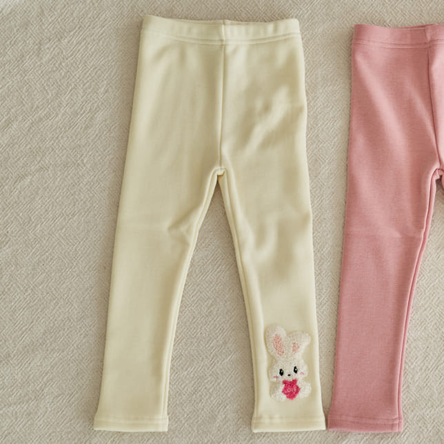 Pepper Mint - Korean Children Fashion - #fashionkids - Love Bunny Leggings