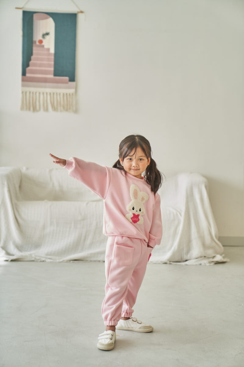 Pepper Mint - Korean Children Fashion - #fashionkids - Love Bunny Sweatshirt - 4