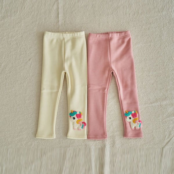 Pepper Mint - Korean Children Fashion - #kidsshorts - Unicorn Leggings 