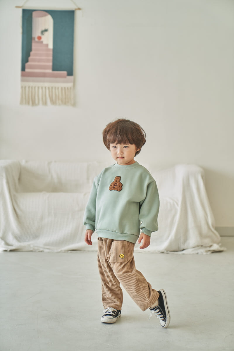 Pepper Mint - Korean Children Fashion - #kidsstore - Bookle Bear Sweatshirt