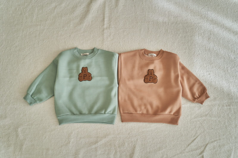 Pepper Mint - Korean Children Fashion - #kidzfashiontrend - Bookle Bear Sweatshirt - 2