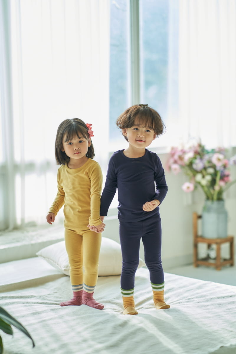 Pepper Mint - Korean Children Fashion - #kidzfashiontrend - Easy Wear Top Bottom Set - 5