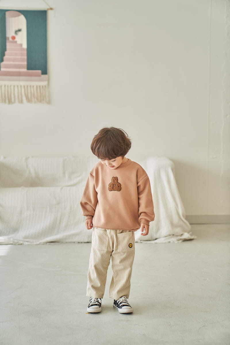 Pepper Mint - Korean Children Fashion - #Kfashion4kids - Bookle Bear Sweatshirt - 4