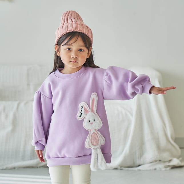 Pepper Mint - Korean Children Fashion - #minifashionista - Doll Bunny Long Tee - 3