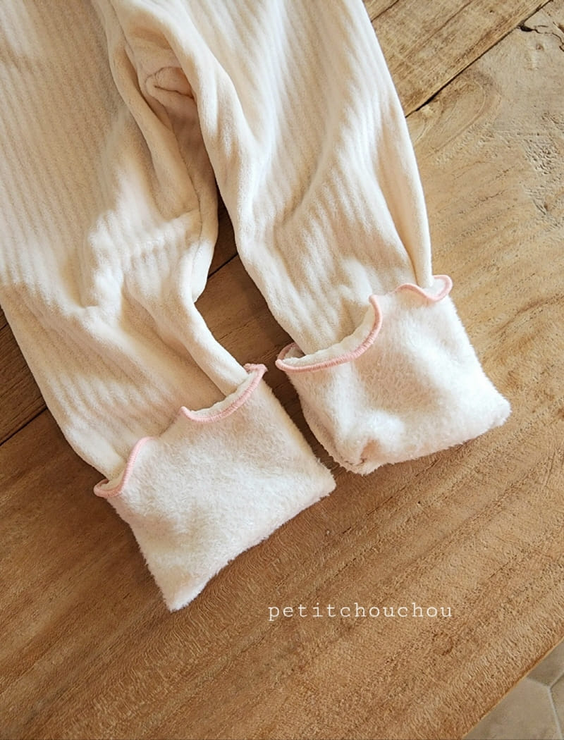 Petit chouchou - Korean Children Fashion - #childofig - Warming Rib Leggings - 3
