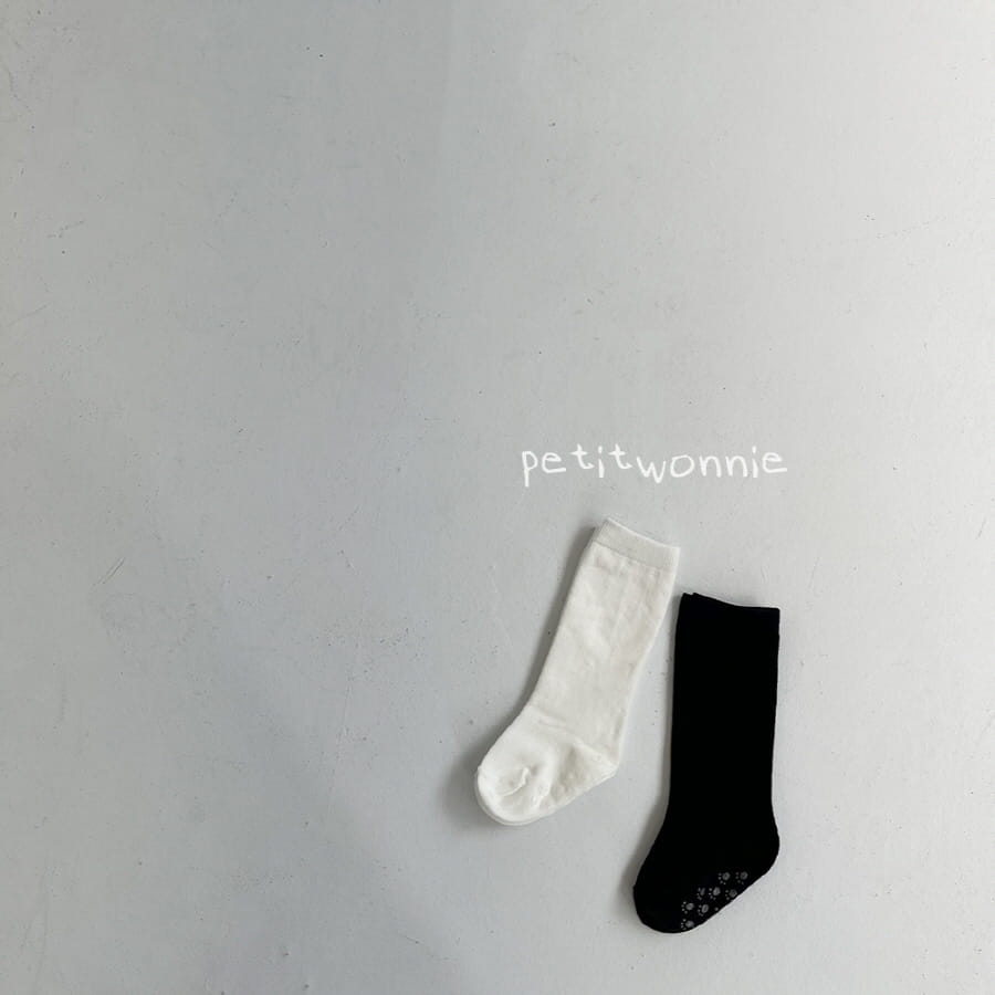 Petitwonnie - Korean Baby Fashion - #babyfever - Muzi Knee Socks - 2
