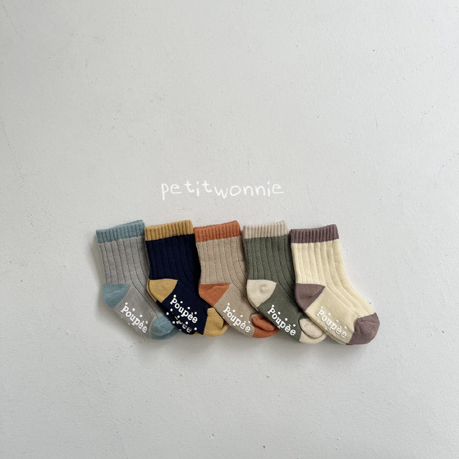 Petitwonnie - Korean Baby Fashion - #babylifestyle - Ton Ton Socks Set