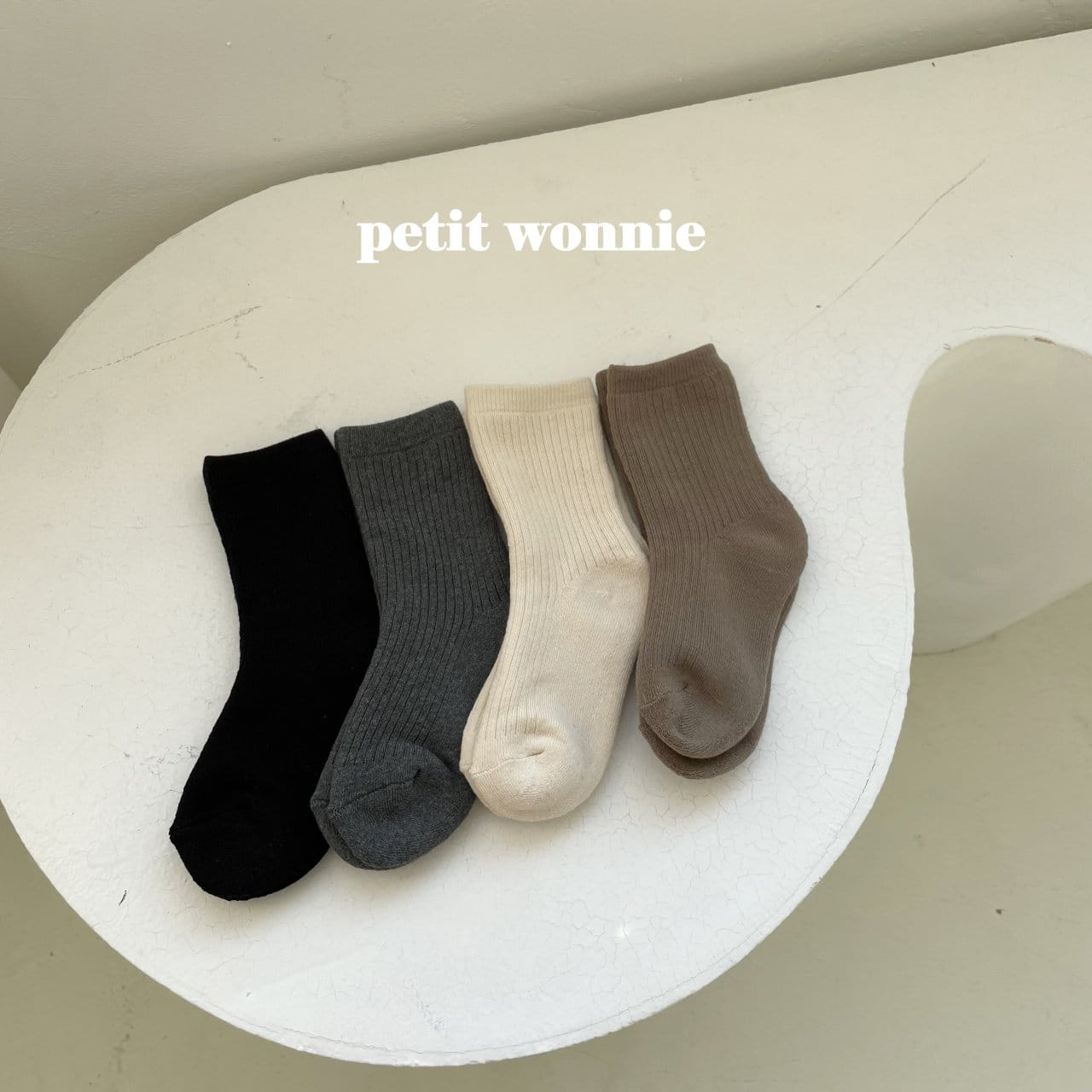 Petitwonnie - Korean Children Fashion - #minifashionista - Thick Rib Socks Set