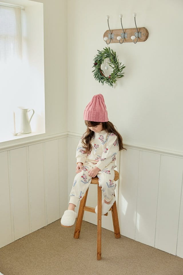Pink Berry - Korean Children Fashion - #kidzfashiontrend - Rabbit Top Bottom Set - 4