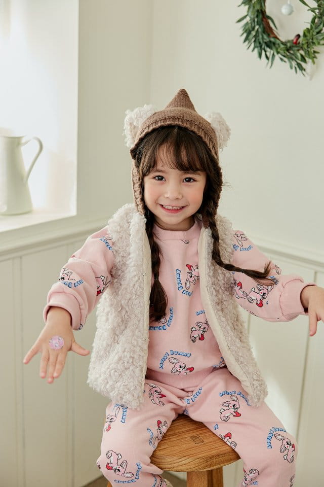 Pink Berry - Korean Children Fashion - #kidsstore - Bboggle Rabbit Vest