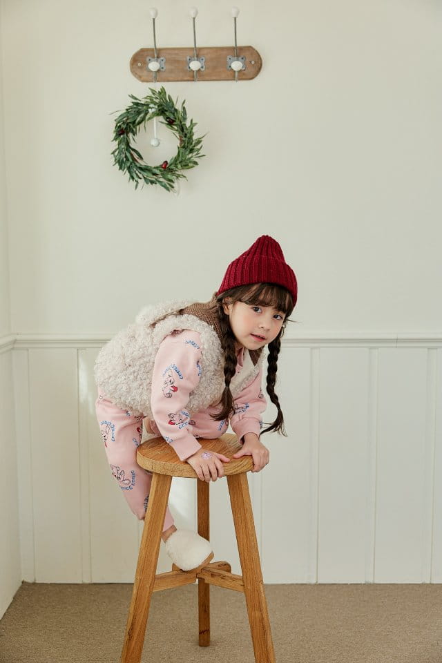 Pink Berry - Korean Children Fashion - #Kfashion4kids - Bboggle Rabbit Vest - 4