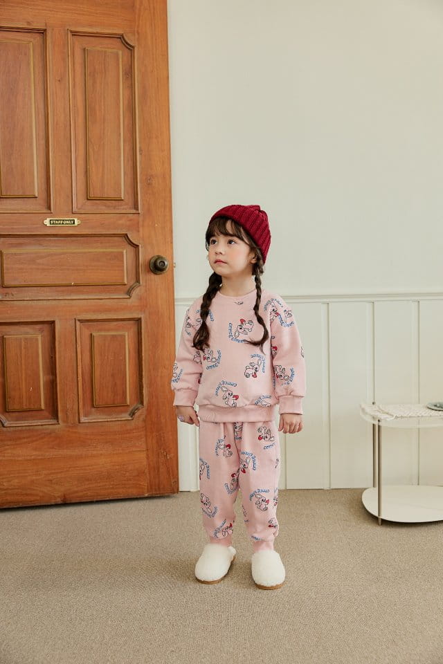 Pink Berry - Korean Children Fashion - #magicofchildhood - Rabbit Top Bottom Set - 6