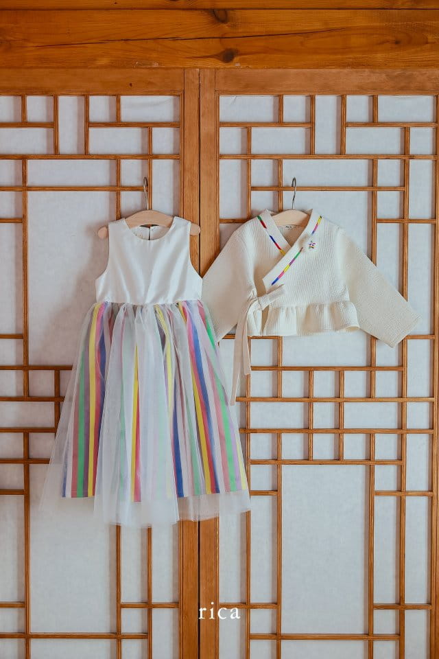 Rica - Korean Children Fashion - #designkidswear - Girl Rainbow Hanbok - 11