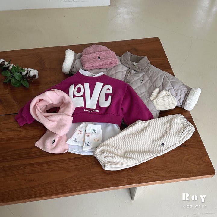 Roy - Korean Children Fashion - #Kfashion4kids - Love Crop Sweatshirt - 5