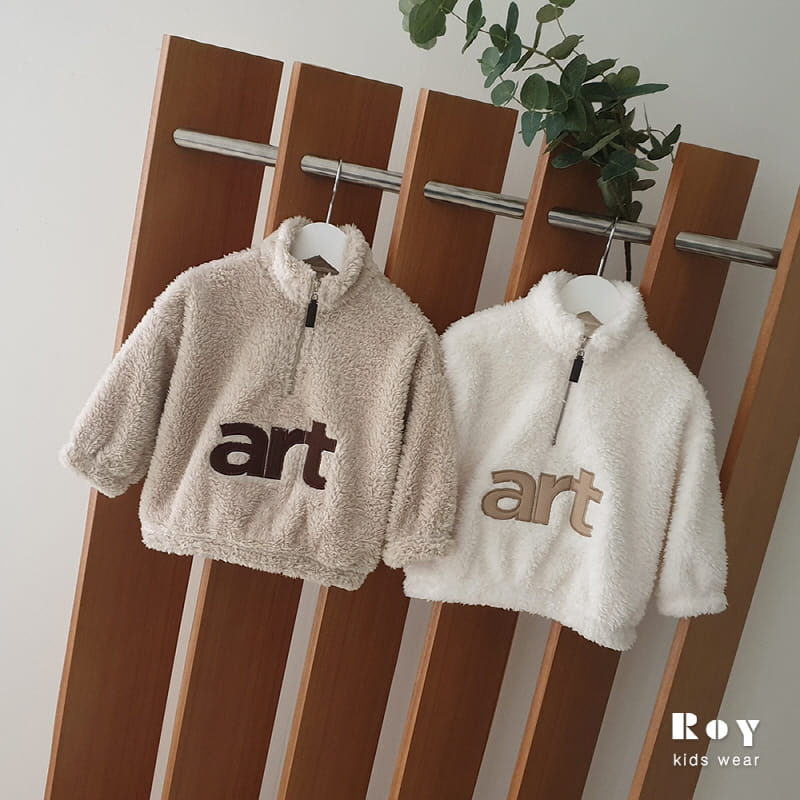 Roy - Korean Children Fashion - #prettylittlegirls - Art Anorak Sweatshirt