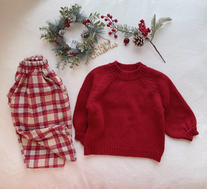 Studio M - Korean Children Fashion - #todddlerfashion - Merry W Knit - 2