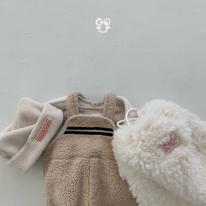 go;u - Korean Baby Fashion - #babywear - Lion Dungarees - 5