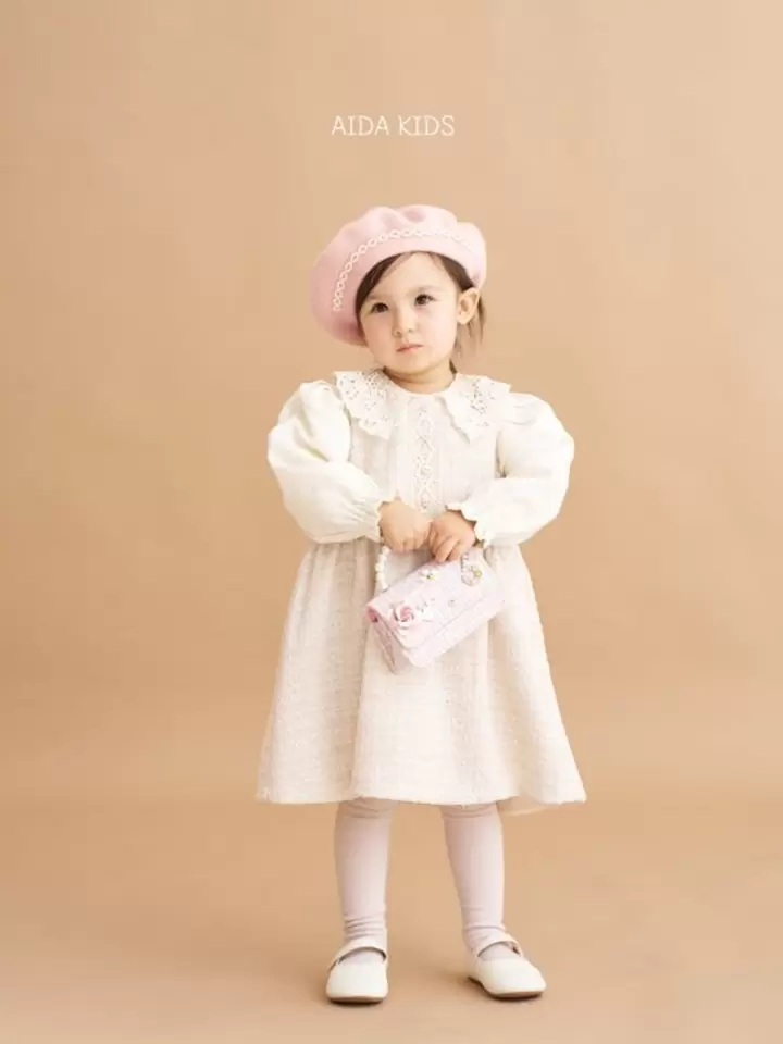 Tweed Su Collar One-Piece