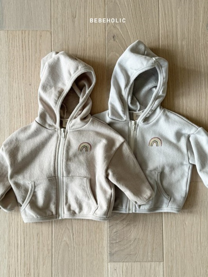 Rainbow Hoody Zip Up