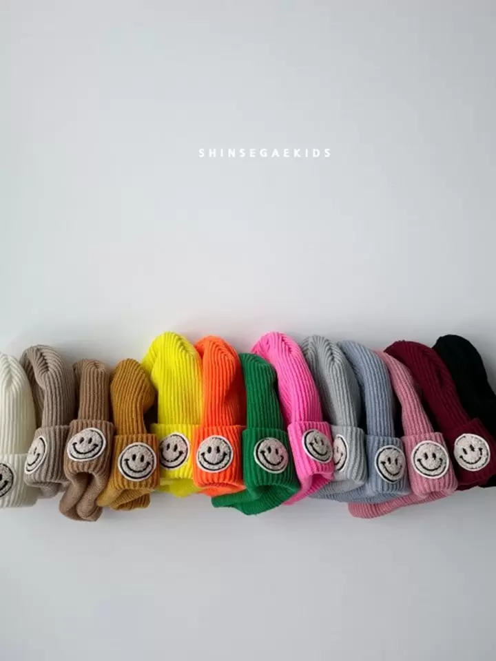 Smile Small Rib Beanie