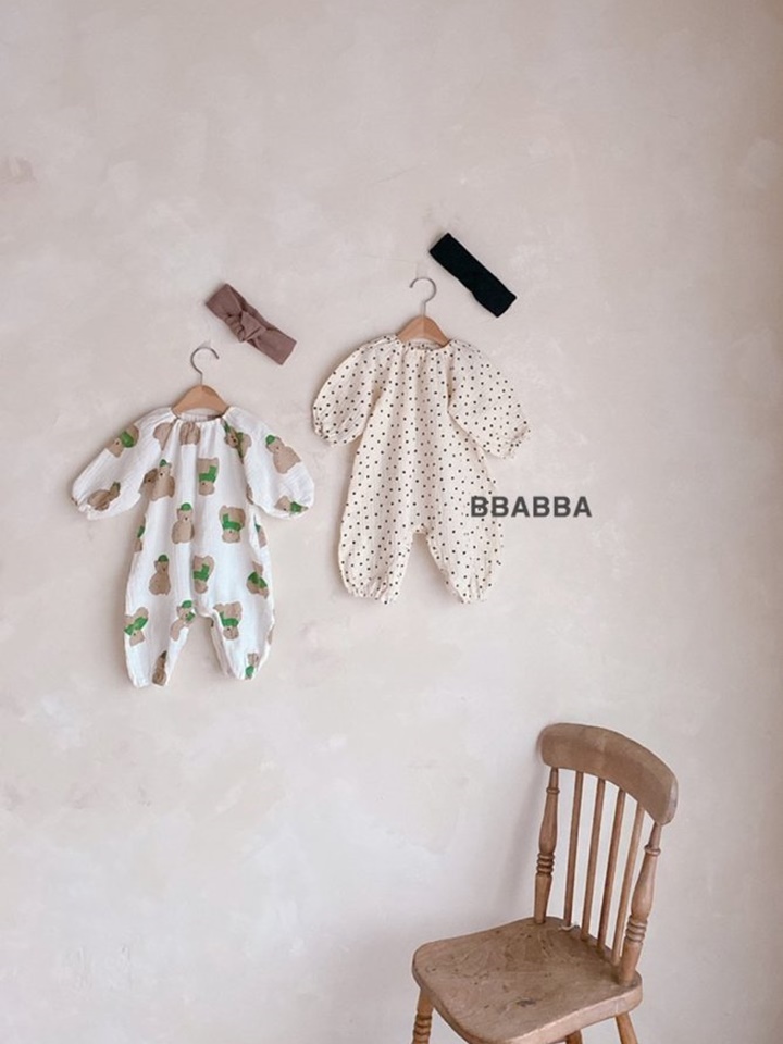 Bear Long Dot Long Body Suit Bear Long Dot Long Body Suit