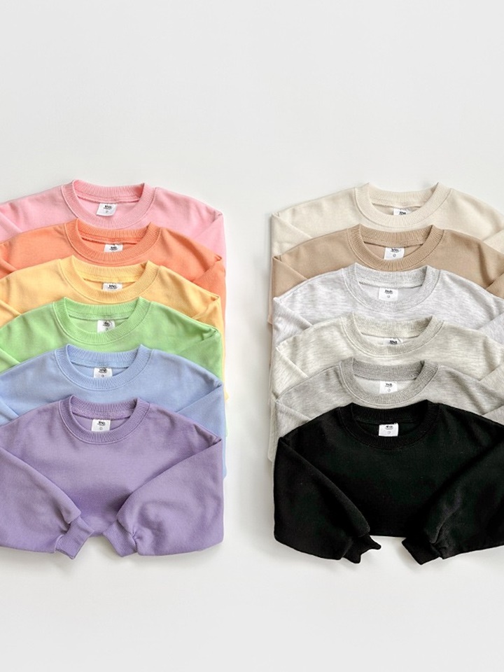 Muzi Sweatshirt Top Bottom Set