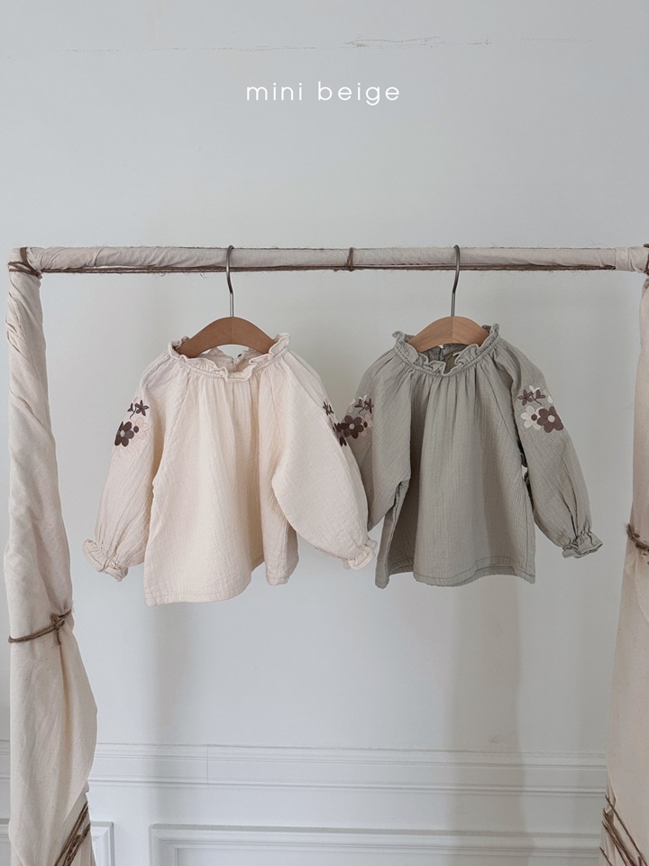 Sleeve Embroider Blouse